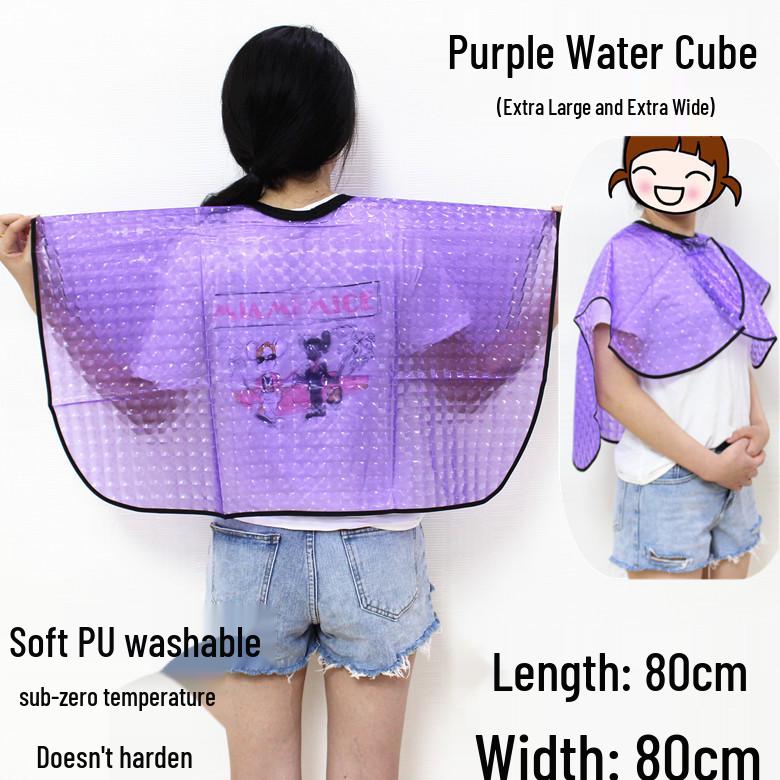 Утолщенная водонепроницаемая парикмахерская накидка для химической завивки, окрашивания и укладки волос.