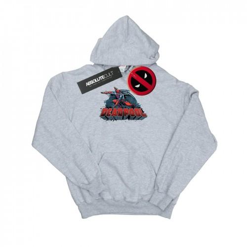 Marvel Womens/Ladies Deadpool Sword Logo Hoodie