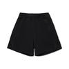 Li Ning Reignite Series Solid Color Outdoor Straight Leg Loose Casual Shorts Women Shorts Black AKSU172-2