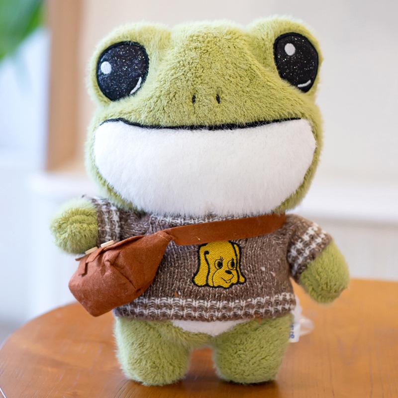 Плюшевая игрушка лягушка Лалафанфан в подарок девочке, 30см