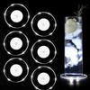 LED Coasters, Glowing Glass Mat Style, 3 Lighting Modes, Touch Switch, Waterproof, Slim, Perfect for Parties, Clubs, Weddings, Events, and More, Set