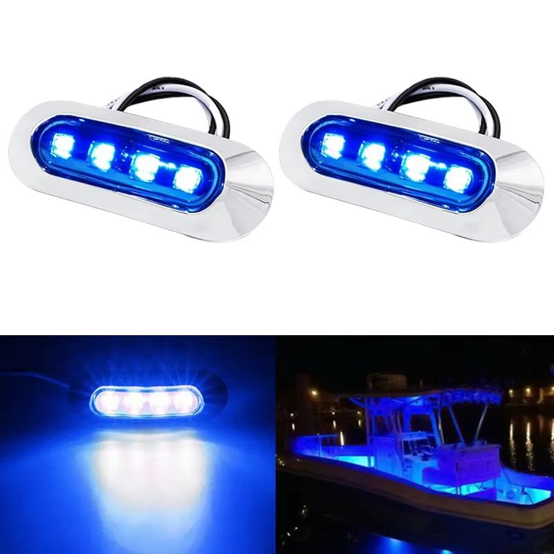 LED Boat Navigation Lights Bow Stern Marine Strip Light Waterproof for Yacht Kayak Fishing Pontoon Sailboat Bass Boat