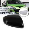 1 шт. Накладка на правое зеркало заднего вида, глянцево-черная, для Mazda 2 DEMIO 2007-2014