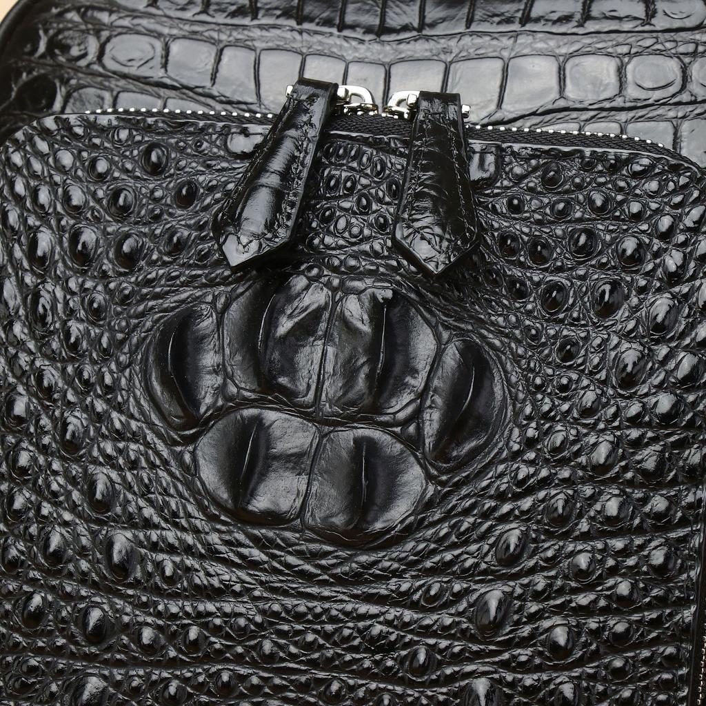 Мужская маленькая наплечная сумка с крокодиловым узором, Модная кожаная маленькая наплечная сумка, Деловая кожаная мужская сумка, Трендовый рюкзак