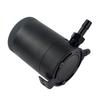 Compact  2-Port Aluminum Oil Catch Reservoir Can Tank Black Universal