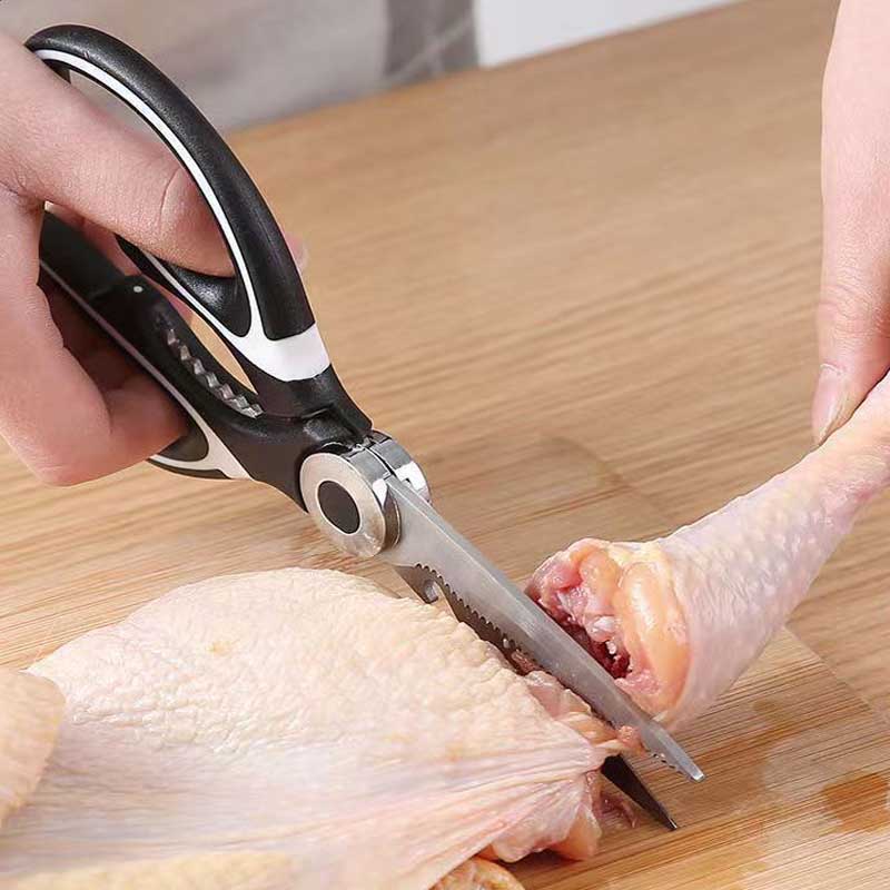 Кухонные ножницы из нержавеющей стали, многофункциональные бытовые ножницы, ножницы для резки костей, куриные крылышки, измельчитель для рыбы, открывалка для бутылок