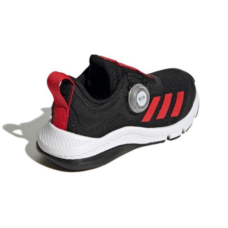 Adidas ActiveFlex Boa K Black Vivid Red Детские кроссовки Core-Black Cloud-White GY6578