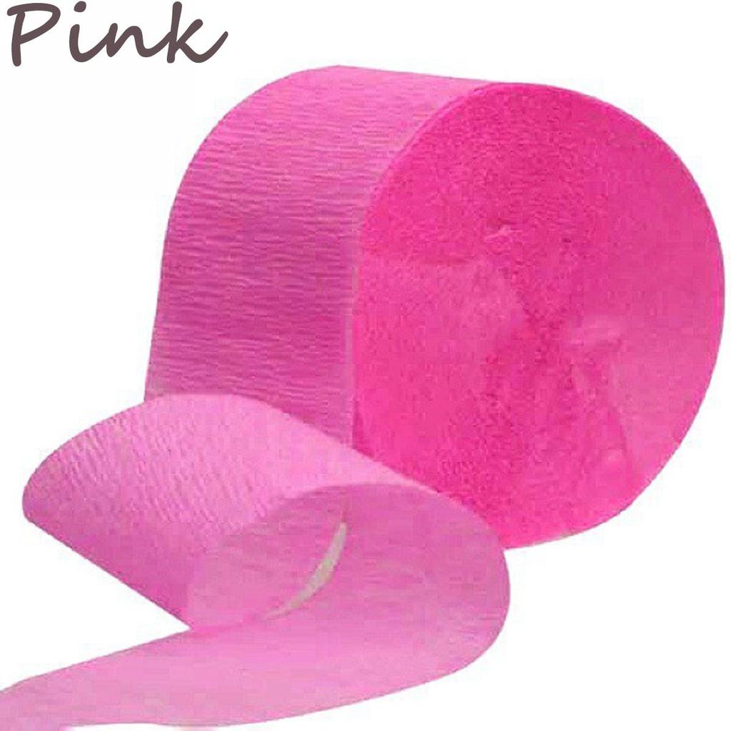 Украшение на день рождения ручной работы Церемония гофрированная бумага Креповая бумага Серпантин рулон