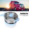 24 В автомобильная электрическая плита для приготовления пищи объемом 2 л, многофункциональная электрическая сковорода с пароваркой из нержавеющей стали с зарядной базой для прикуривателя для дороги