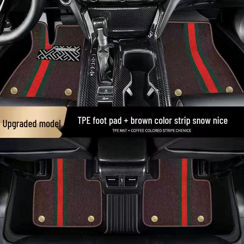 Всемодельные коврики для салона автомобиля Toyota из ТПЭ для Levin, Camry, Yaris, Corolla, RAV4, Vios, IZOA