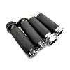 Retro Motorcycle Handlebar Grips Aluminum Alloy Hand Grips Lightweight for XL883 1200 Enhances Your Bike Vintage Charms