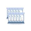 200 Sheets of Slightly Acidic Hyaluronic Cleansing Tissues, 20 Sheets X 10 Packs. Refreshing and Moist Deep Cleansing.