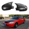 Pair of Rearview Mirror Covers for 96-01 Honda Civic Horn