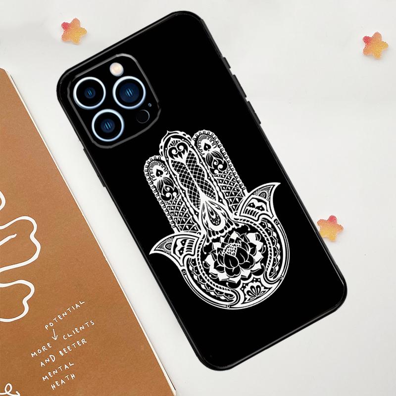 Буддизм Будда Ом Хамса Дзен Чехол для телефона Для iPhone 17 Pro Max 14 13 12 11 15 16 Pro Max mini 15 Plus 16e 17 Air Funda