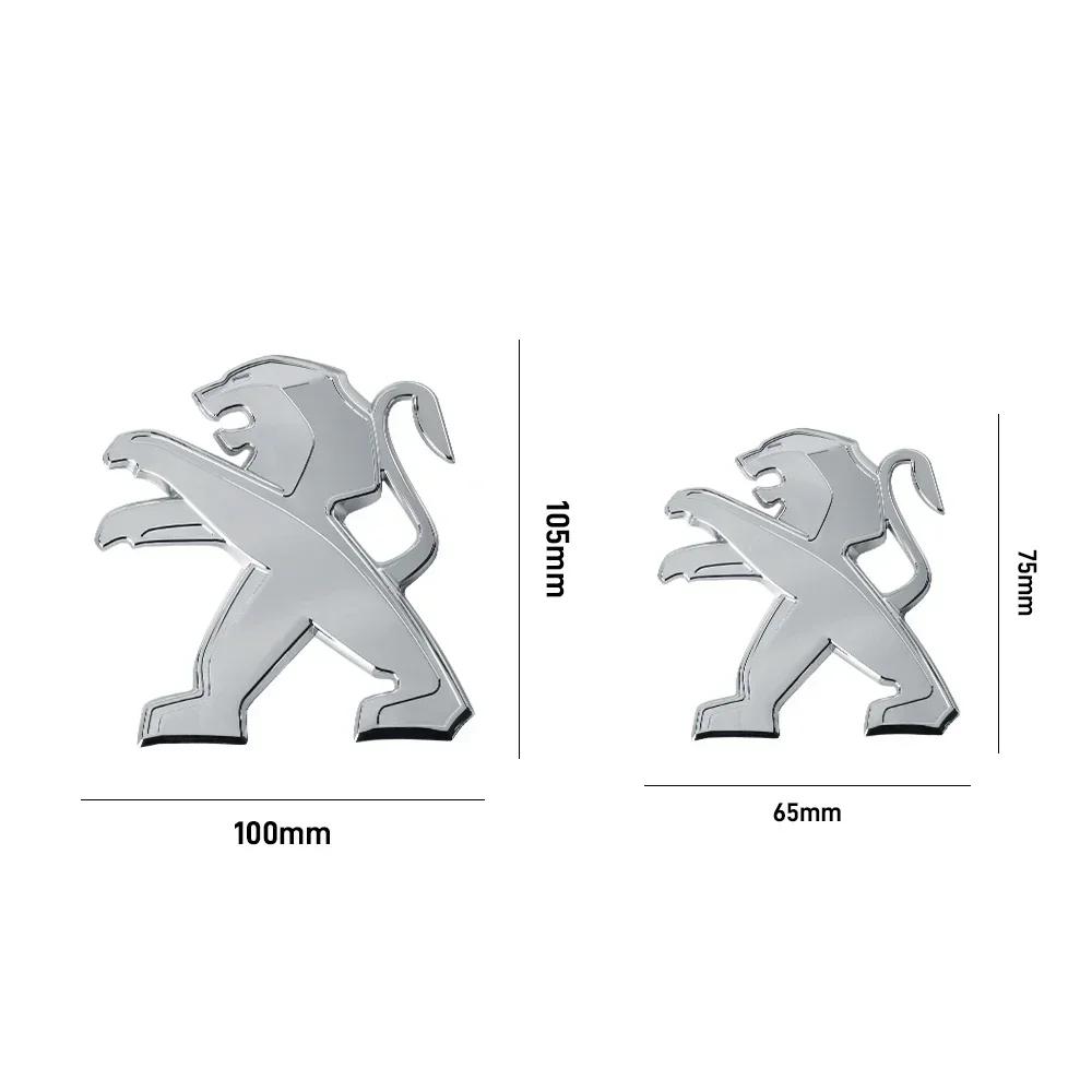 Автомобильная наклейка 2025 Горячая наклейка-декор на переднюю решетку, крышку багажника для Peugeot 206 207 208 306 308 406 407 408 107