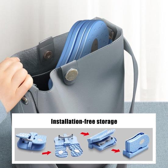 Мини-педальный тренажер, складной тренажер для растяжки икр ног, массаж стоп, физиотерапия мышц ног, портативный степпер под столом