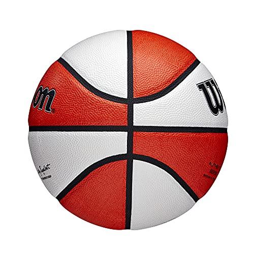 Баскетбольный мяч Wilson WNBA AUTHENTIC WTB5100XB05, для улицы, размер 5/22 см в диаметре, оранжевый
