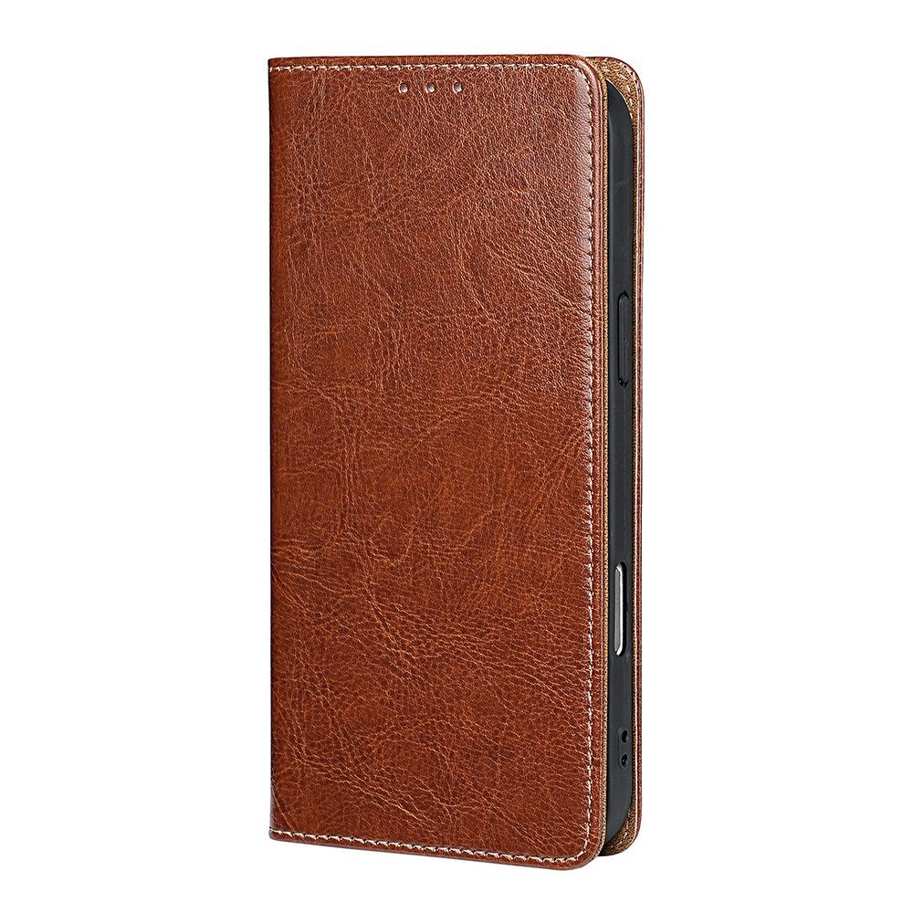 Light Luxury Real Cowhide All-inclusive Anti-drop Flip Leather Wallet Phone Case for Xiaomi Redmi K80 Pro K70 Ultra Turbo 4