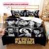 Once Upon a Time in America Pattern Bedding Home Decoration Birthday & Festival Gift (1 * duvet cover + 2 * pillowcase, without core)