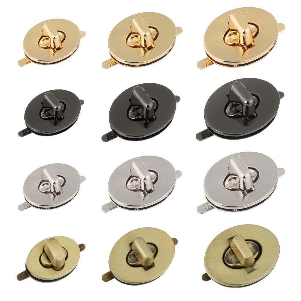 Metal Accessories DIY Handbag Bag Durable Clasp Turn Lock Closure Bag Parts Purse Luggage Hardware