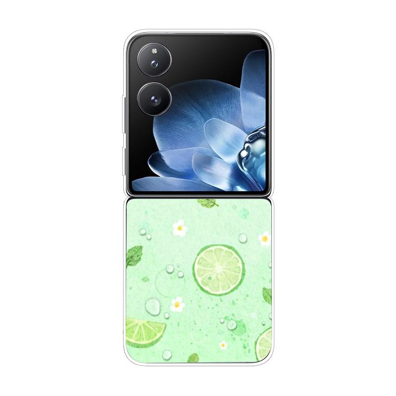 Твердая ПК-накладка для Xiaomi Mix Flip Противоударный чехол для телефона для Mi Mix Flip 5G Ультратонкая задняя прозрачная накладка MixFlip Чехол Coque Funda