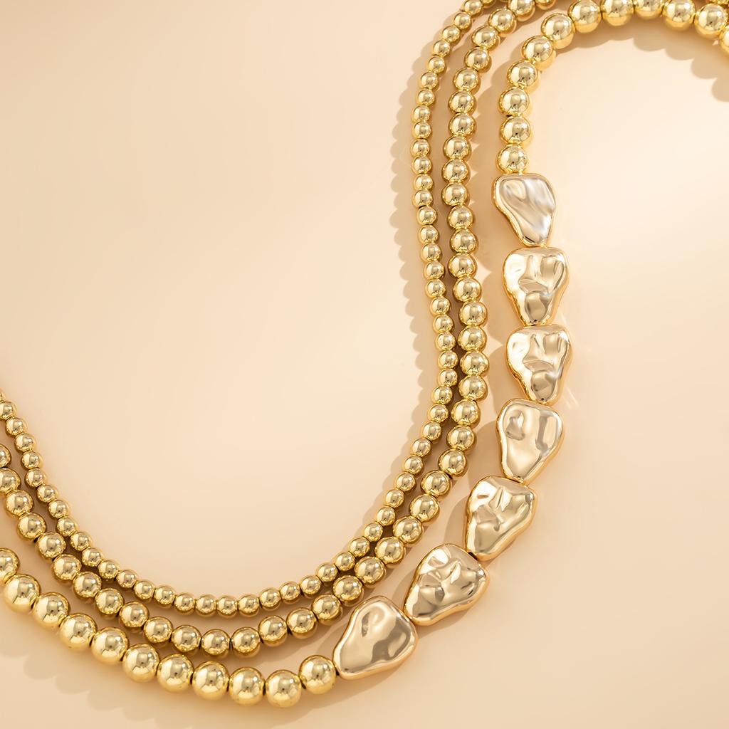 Vintage Imitation Pearl Choker Necklace for Woman Multilayer Bead Neck Chain Wedding Jewelry Party Gift