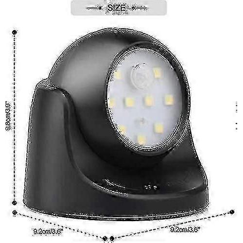 5. 1000 Lumen LED Outdoor Wall Light Motion Sensor Cordless