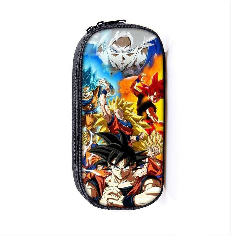 Аниме Dragon Ball Сон Гоку Мультяшный Пенал Большой Вместимости Модные Сумки для Ручек для Мальчиков и Девочек Школьные Принадлежности Канцелярский Пенал
