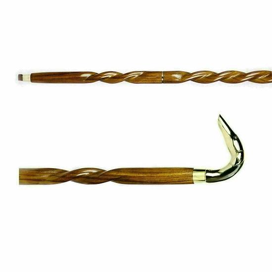 Латунная классическая голова, трость, ручка, деревянная винтажная трость, подарок