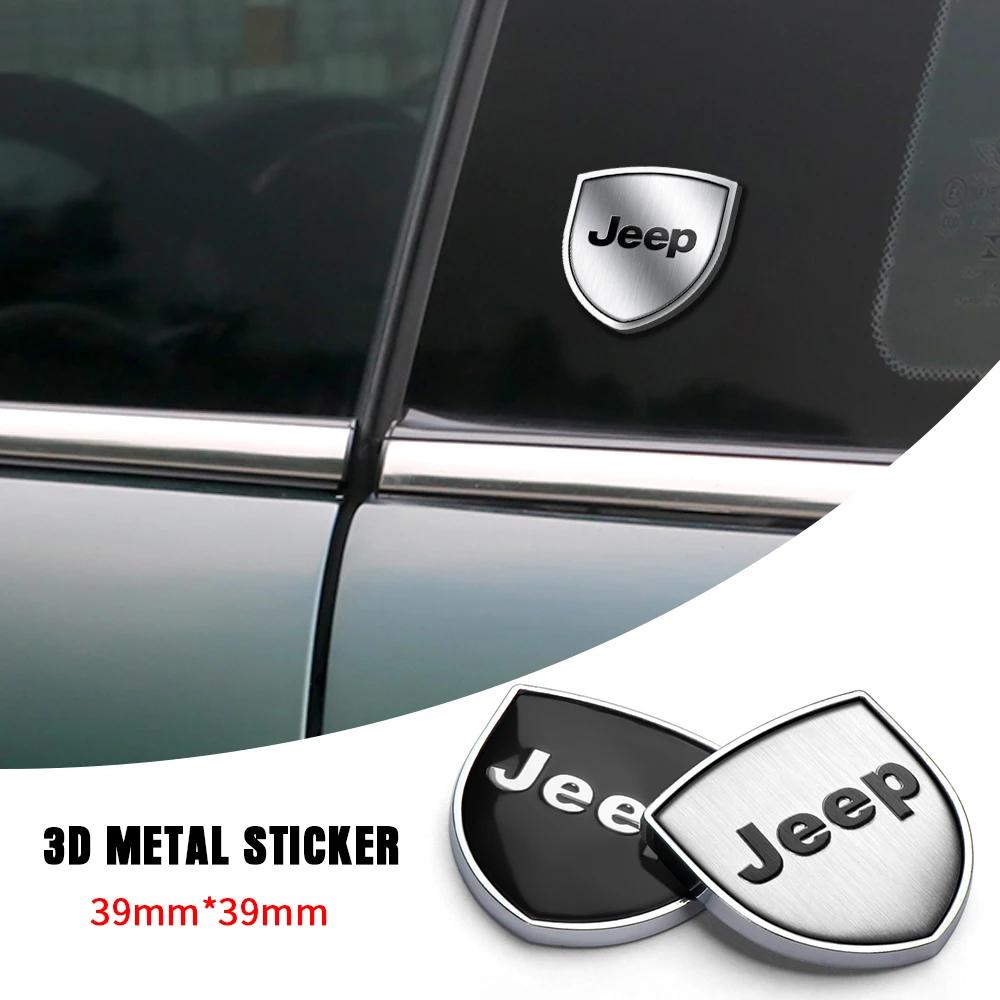 Trailhawk Style Metal Car Side Badge Fender Emblem Decal for Jeep Wrangler Gladiator JL JK TJ Grand Cherokee AKP1