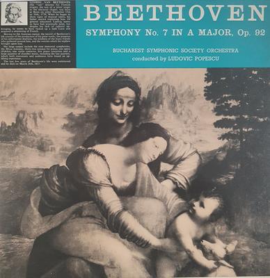 LP-пластинка ЛЮДВИГ ВАН БЕТХОВЕН, ЛЮДОВИК ПОПЕС - Симфония №. 7 ля мажор, соч. 92 TW805 Opus UK Классика Б/у