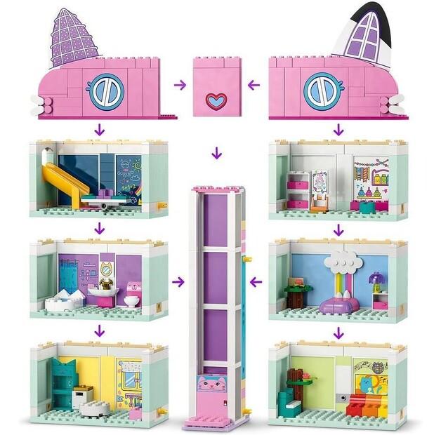 LEGO Кукольный дом Габби 10788 Кошачий дом Габи