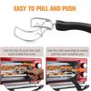 Oven Extractor 2pcs Tray Grill Clip Toaster Oven Food Clip Oven Tray Handle Common For Trays And Grills Quick Removal