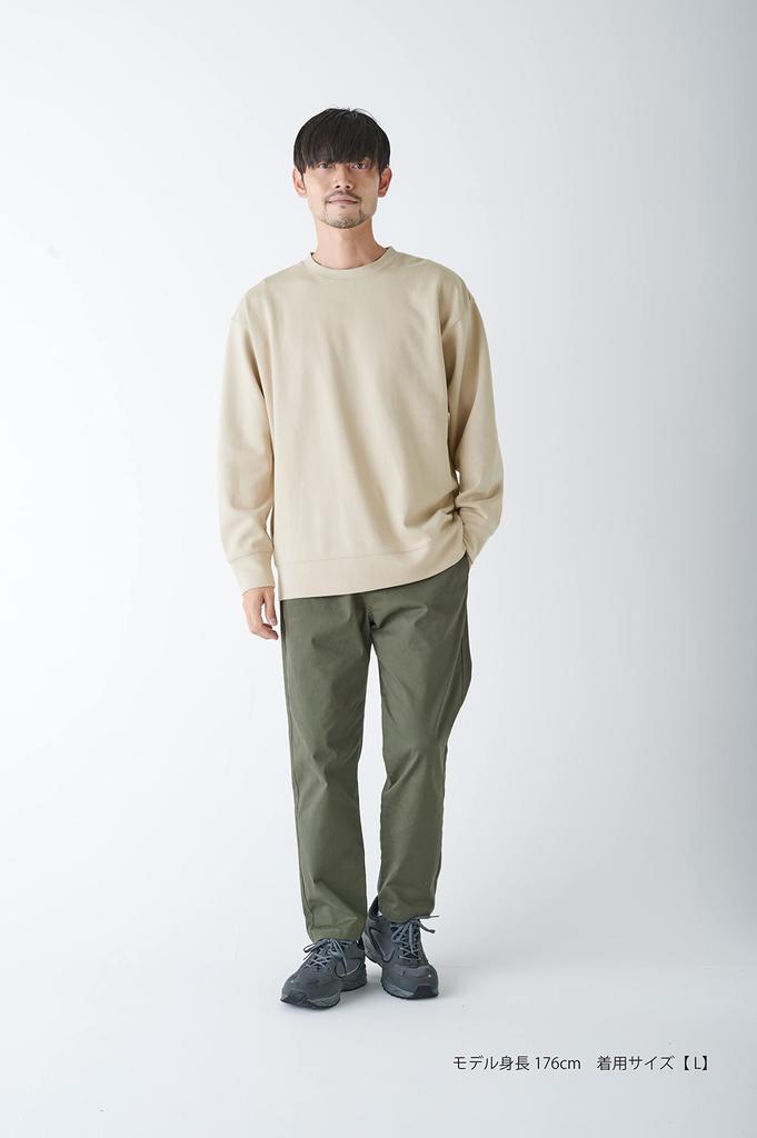 Amazon Essentials Men's Wide Fit Crew Neck Sweatshirt (formerly WHOLEPERSON), Beige, Size M