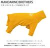 MANDARINE BROTHERS Mandarin Brothers SKIN TIGHT SUIT Нижнее белье для собак (М, ОРАНЖЕВЫЙ)