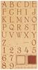 Stamp Studio Love Ornament ABC Eco Stamp, Stamp, Small, Wood, K2-06
