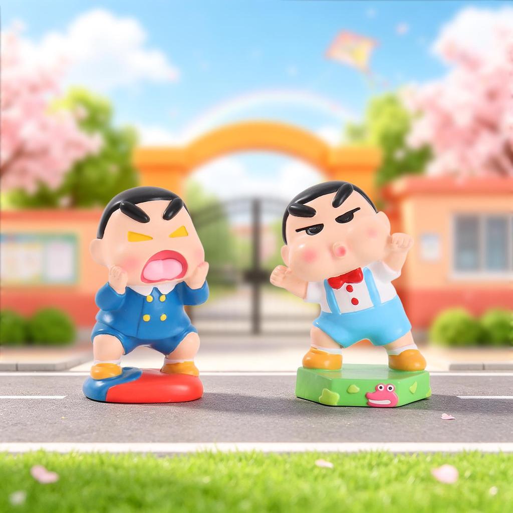 Creative Shin-chan Emotional Daily Life Blind Box - Cartoon Character Figure for Friends, Trendy Gift Toy