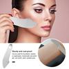 Stainless Steel Foundation Spatula with Faux Leather Sleeve Facial Mud Blending Scrapper Shovel Love Heart Beauty Board Women Makeup Tools