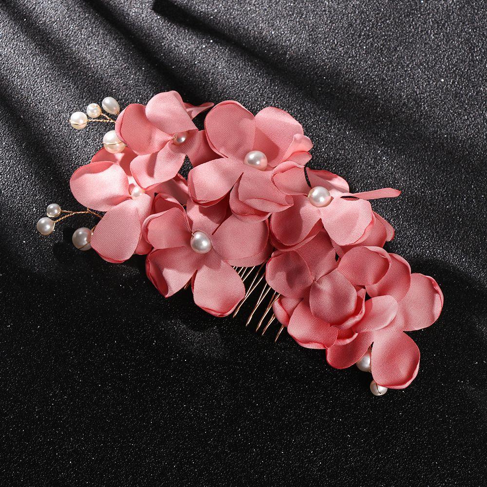 Романтичные свадебные украшения для волос, гребни для волос, заколки для волос с цветами, свадебные зажимы, тиара для подружки невесты