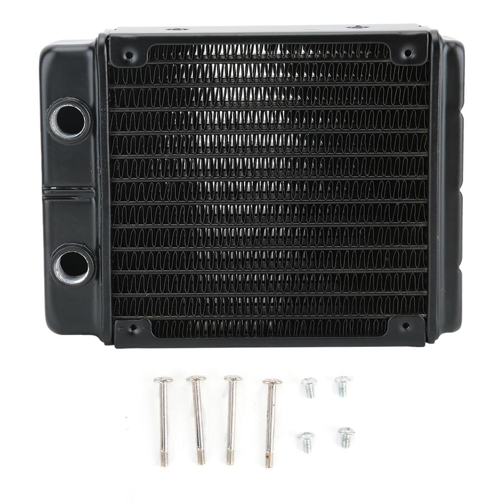 Water Cooling Radiator Double Core Heat Sink Computer Replacement Accessory for Beauty