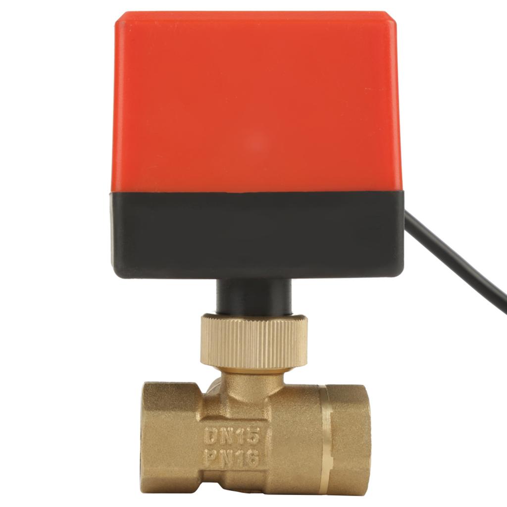 G12" DN15 латунный 3-ходовой 220 В переменного тока моторизованный шаровой электрический клапан для управления потоком