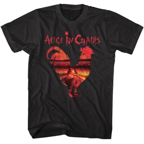 Alice in Chains Петух из грязи Мужская's Футболка Курица Альт-рок Альбом Метал - Мужская Летняя Хлопковая Графическая Футболка