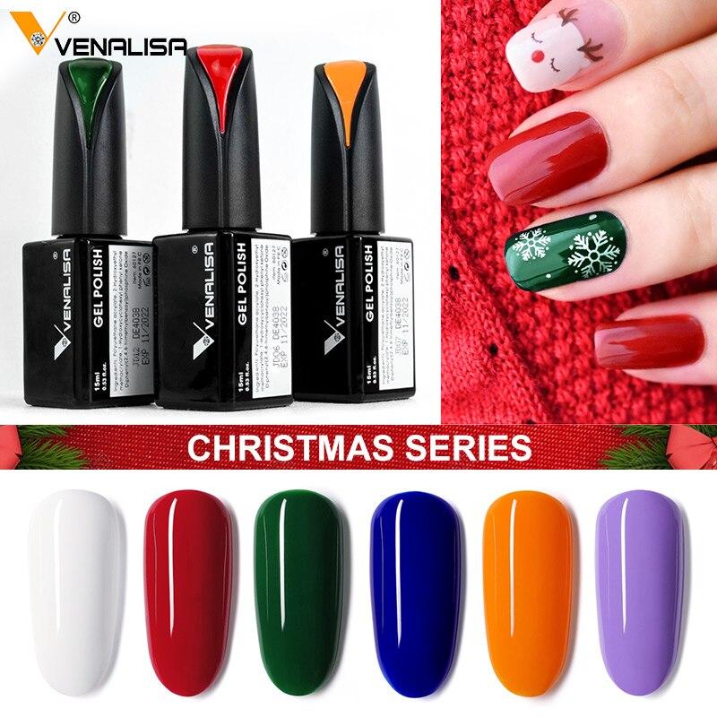 Venalisa Гель-лак для ногтей, 15 мл, эмаль, долговечный УФ-гель, впитывается, 12 цветов на выбор