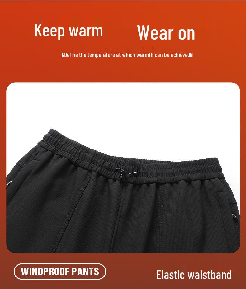 Осенне-зимние унисекс ветрозащитные софтшелл брюки для хайкинга с водонепроницаемой бархатной подкладкой, с возможностью нанесения логотипа