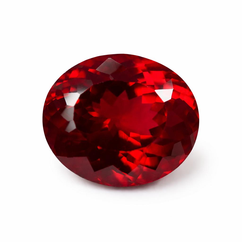 Natural Red Ruby Loose Gemstone Mozambican 10 ct Oval Shape for Her for Jewelry Making and Crafts