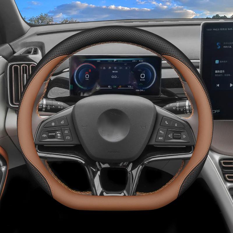 Для BYD Song PLUS DMI Pro 2019 - 2025 автомобильный чехол на руль противоскользящий износостойкий специальный защитный декоративный аксессуар для салона
