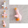 Мягкий плюшевый кулон-гусь, держатель для ключей с удобным наполнением из ПП хлопка для повседневного использования
