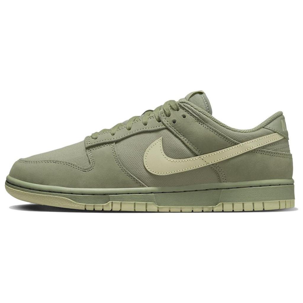 Nike Dunk Low Premium Oil Green Men Sneakers Olive-Aura Phantom FB8895-300