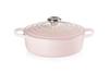 Le Creuset Cast Enamel Pot Signature Cocotte Japonaise 24 cm Shell Pink Gas IH Oven Compatible Japanese [Authorized Product]
