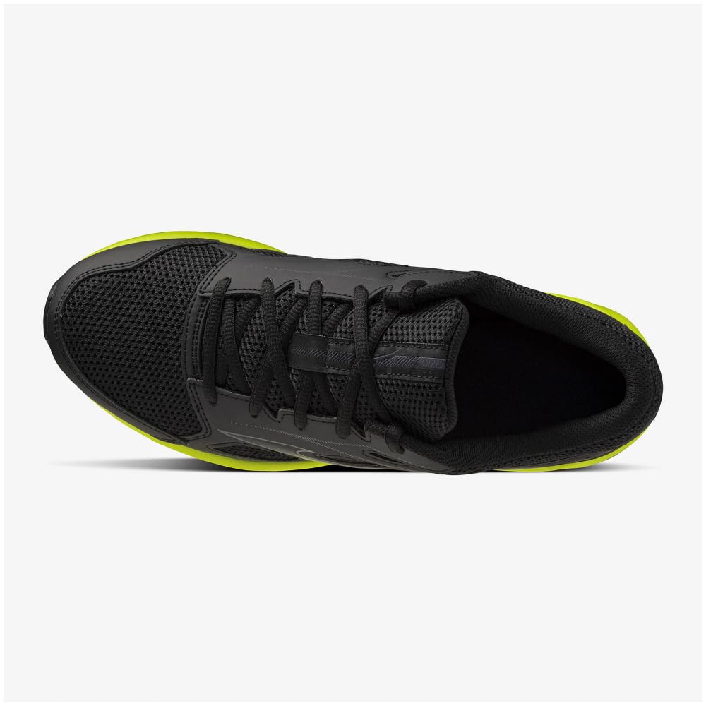 Mizuno Кроссовки Maximizer 26 для бега Поездки на работу или учебу Кроссовки для пробежек Спортивные упражнения Черный x Угольный x Лайм 25.5 см 3E